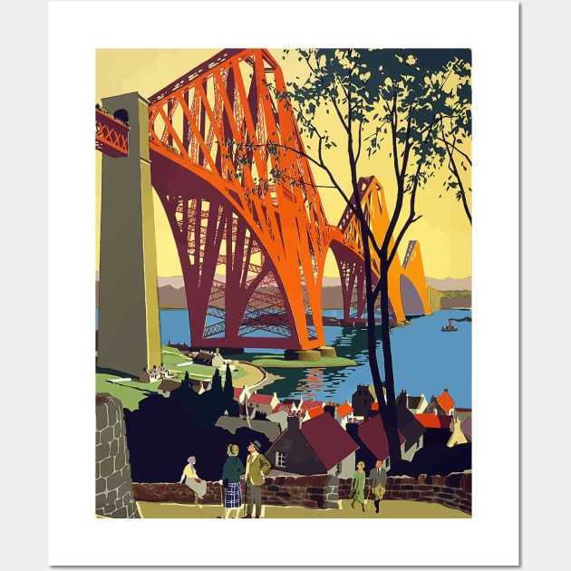 Vintage Travel - The Flying Scotsman Wall Art by Culturio